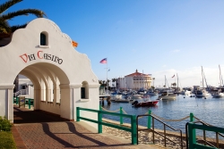 The famous Via Casino Way Arch in Avalon